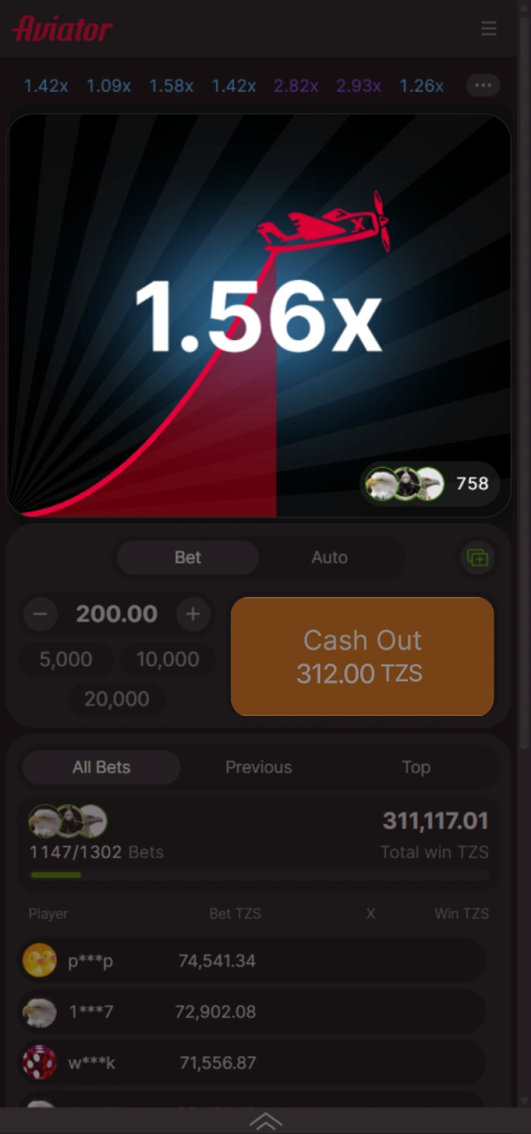 Watch the multiplier increase as the Aviator rises on 888starz.