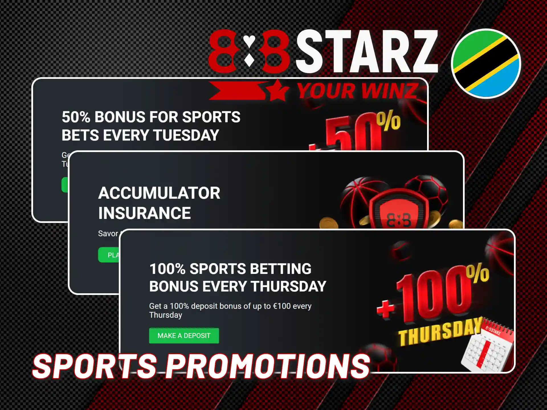 Boost your betting with 888starz Tanzania sport bonuses.