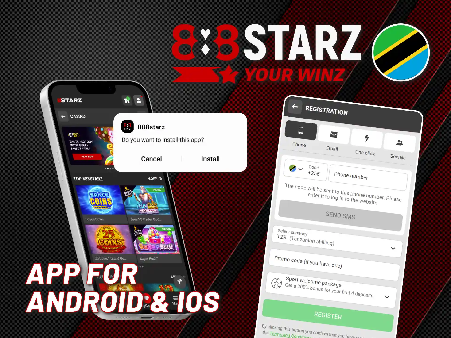Access 888starz casino with the Android app or iOS PWA.