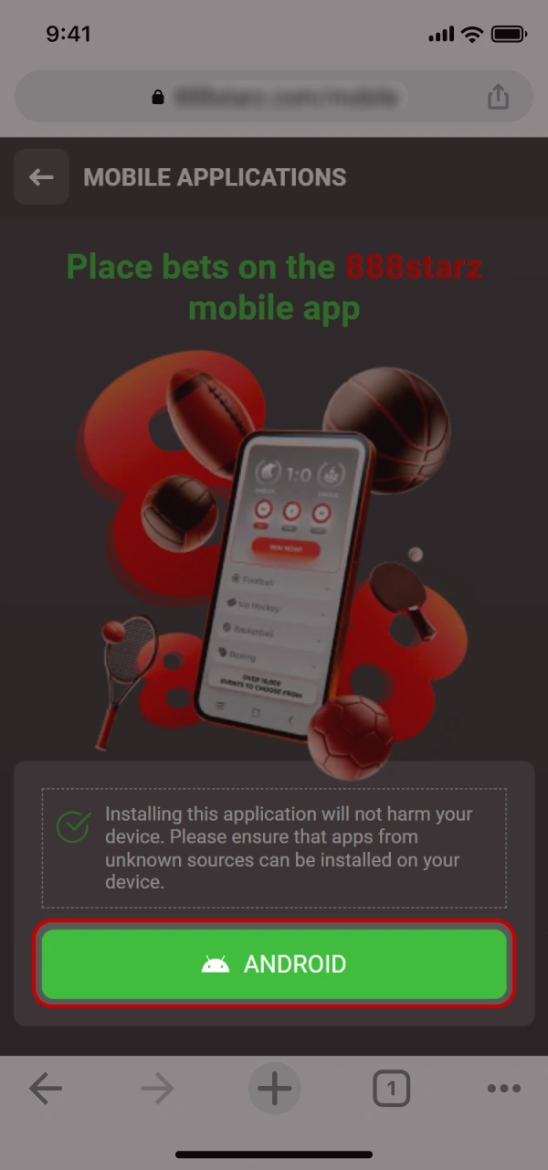 Get the 888starz Android APK file and install it safely.