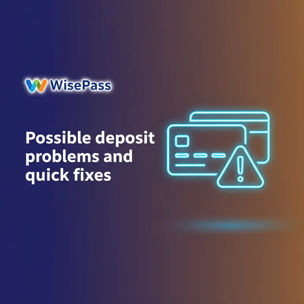Deposit problems and quick fixes: wallet name mismatch, limit issues, pending auth, KYC, network delays.