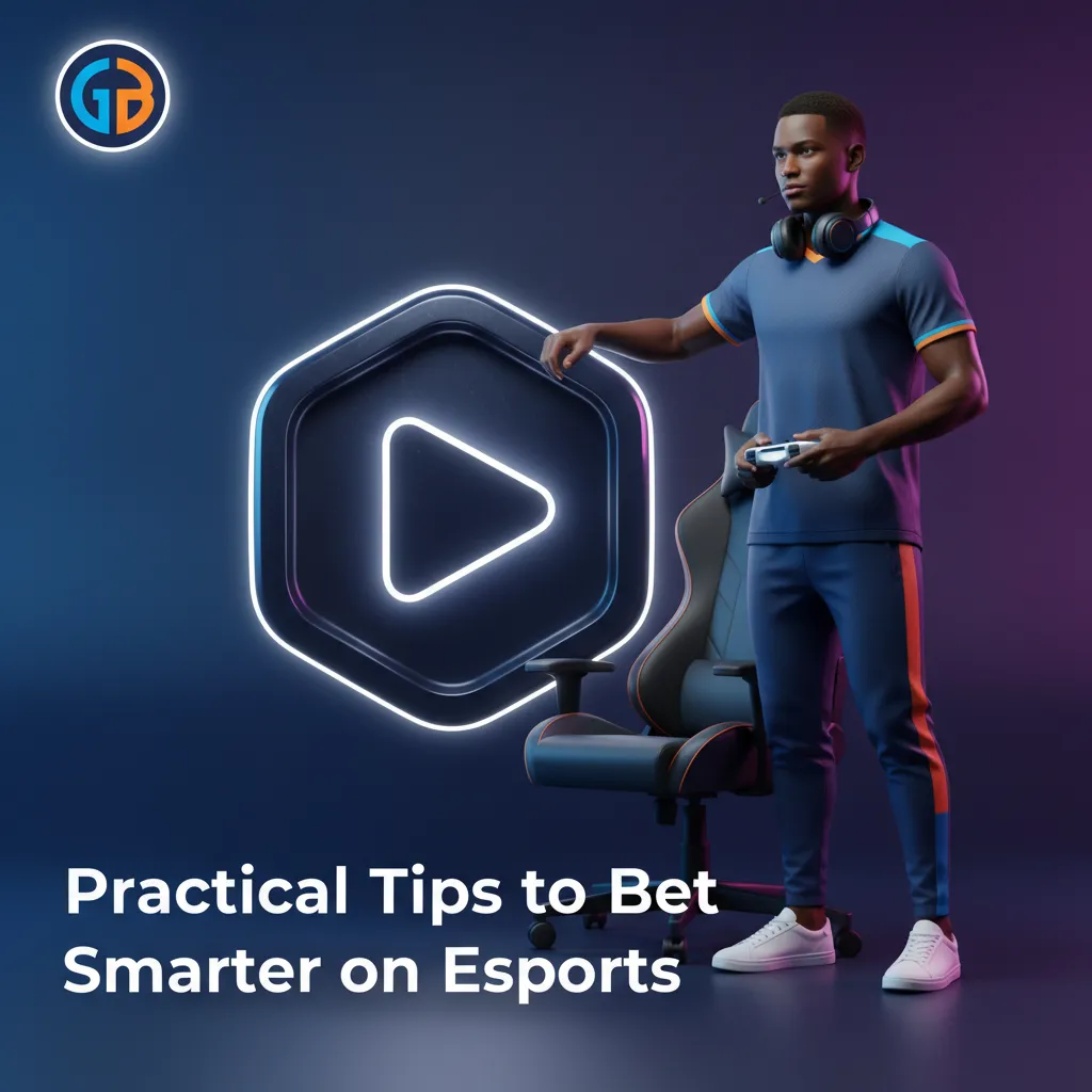 Infographic: esports betting tips—bankroll 1–3%, research teams, compare odds, avoid long parlays, track weekly results.