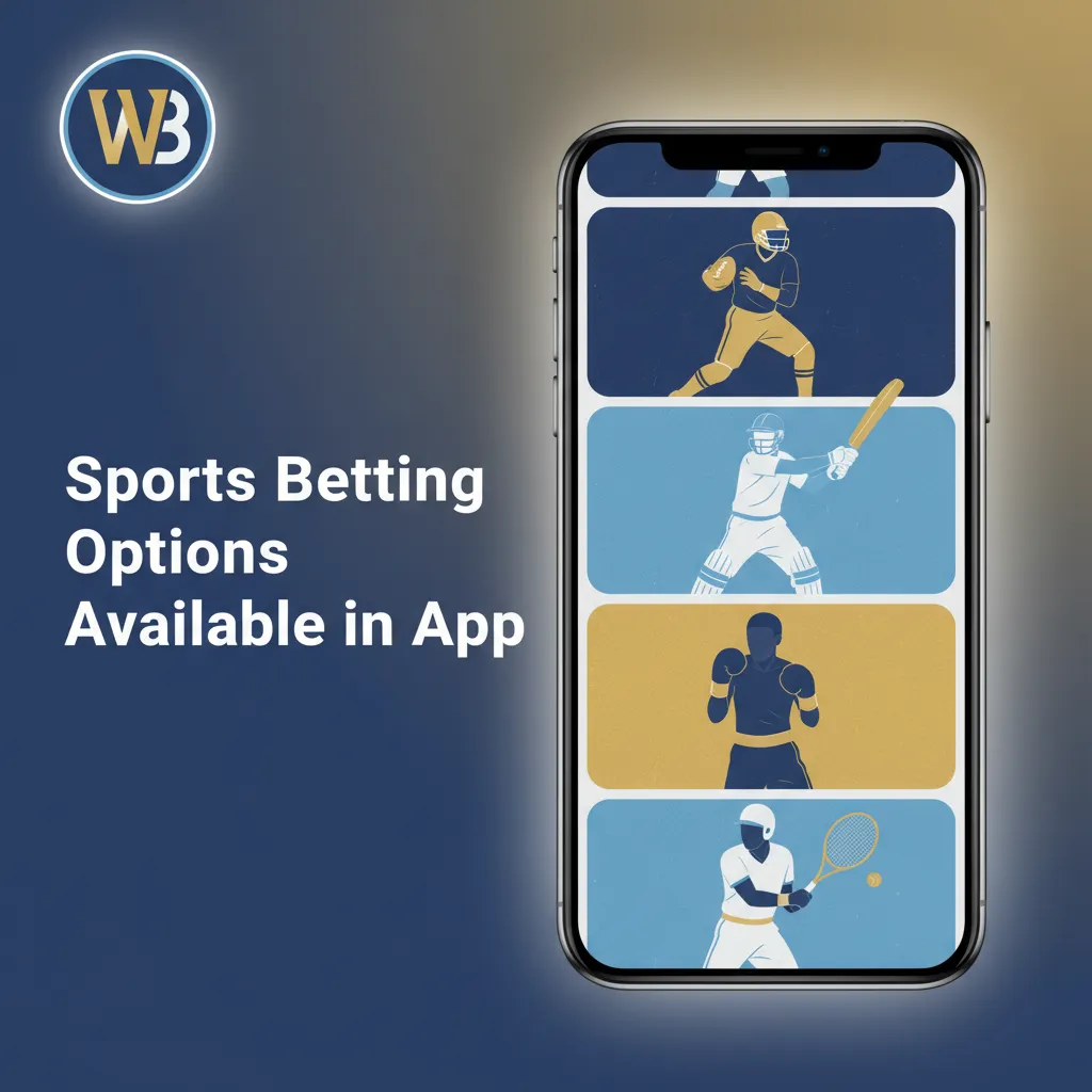 Mobile app screen showing sports betting options with live and pre-match odds for football, basketball, tennis and more.