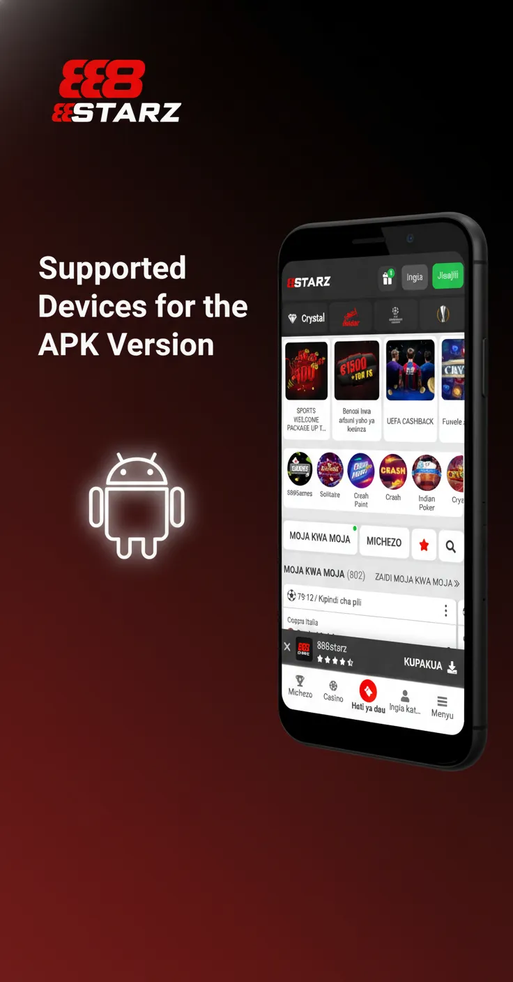 Supported Android devices in Tanzania: Samsung, Sony, Huawei, OnePlus, Oppo, Google, Xiaomi, Poco; APK needs Android 6.0+.