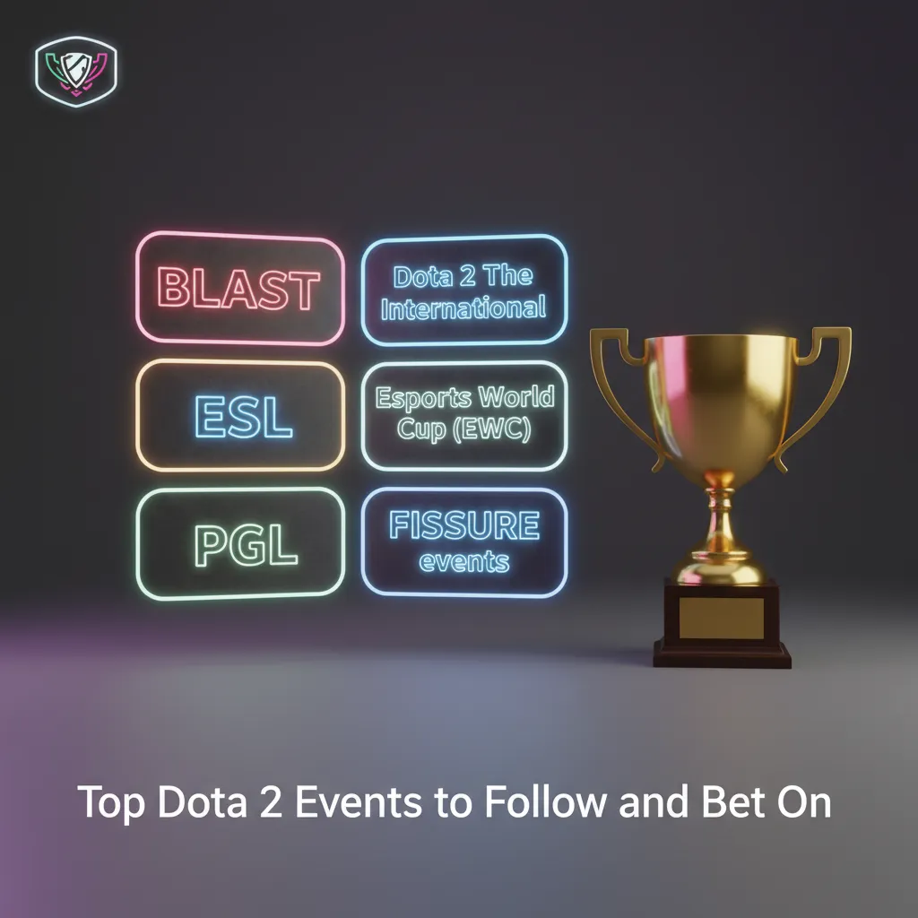 Top Dota 2 events for betting: TI, BLAST, ESL (DreamLeague), EWC Riyadh, PGL, FISSURE; outrights and live props.