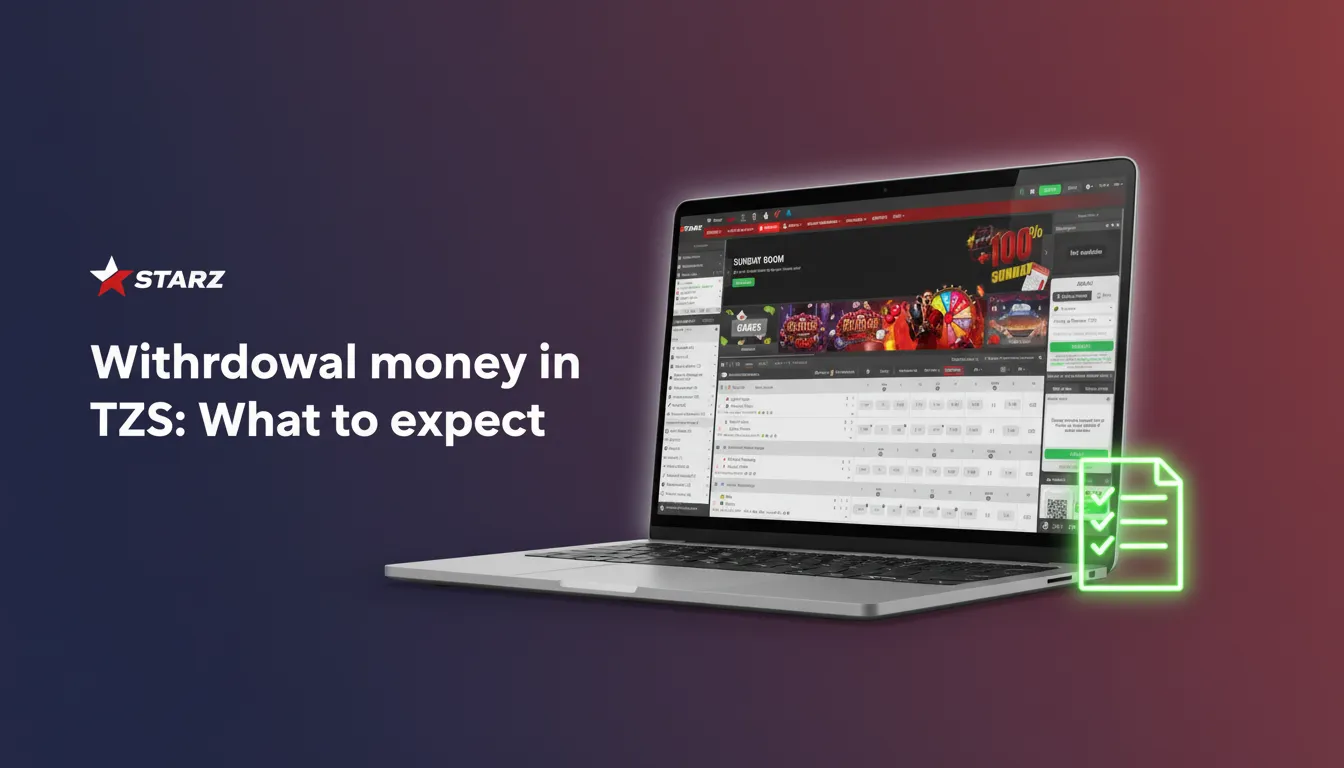 TZS withdrawal guide: Open Cashier > Withdraw; choose last deposit method, enter TZS amount, verify via SMS, track status.”
                            srcset=”https://888-starz.co.tz/wp-content/uploads/2025/10/888starz-withdrawal-money-in-tzs-what-to-expect-buvE7A.webp 1344w, https://888-starz.co.tz/wp-content/uploads/2025/10/888starz-withdrawal-money-in-tzs-what-to-expect-buvE7A-300×171.webp 300w, https://888-starz.co.tz/wp-content/uploads/2025/10/888starz-withdrawal-money-in-tzs-what-to-expect-buvE7A-1024×585.webp 1024w, https://888-starz.co.tz/wp-content/uploads/2025/10/888starz-withdrawal-money-in-tzs-what-to-expect-buvE7A-768×439.webp 768w”
                            sizes=”(max-width: 1344px) 100vw, 1344px”
                        >

                                    </div>
                                </div>
            </div>
</div>

</section>


<section class=