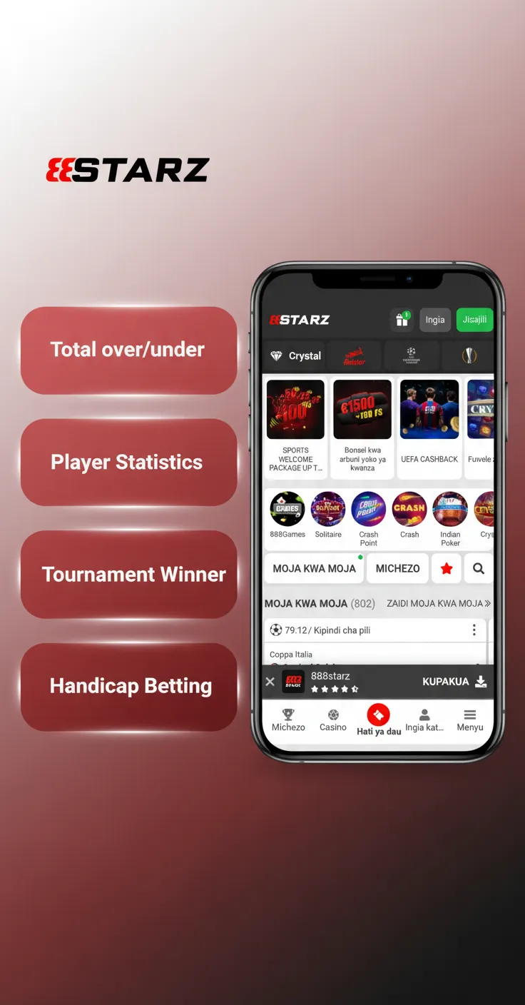 888starz bet types: Single, Accumulator, System, Handicap, Over/Under, Live Bet.