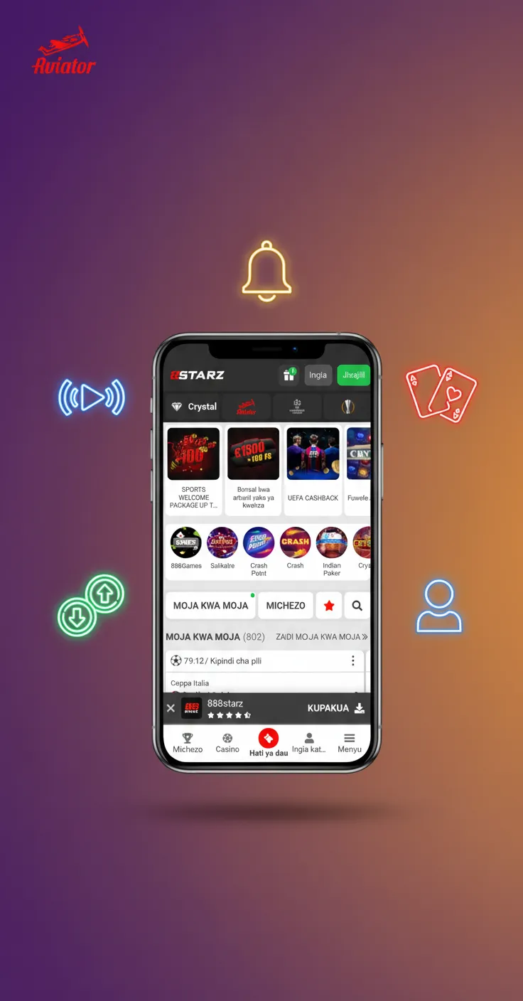 Why choose 888starz mobile: fast betting, TZS deposits via M-Pesa/Airtel/Tigo, live bets, slots, 24/7 support in Tanzania.